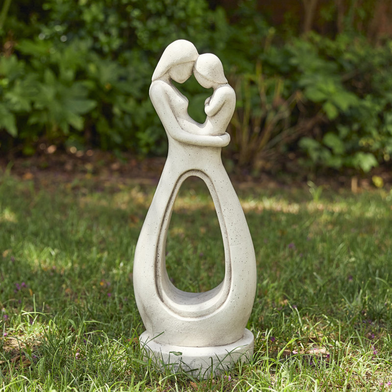 24.75"H Modern Abstract Sculpture Garden Statue