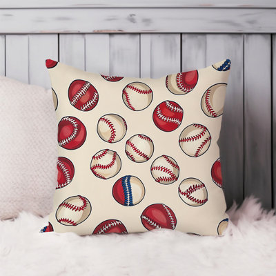 Sports Baseball Pattern III Pillow Cover