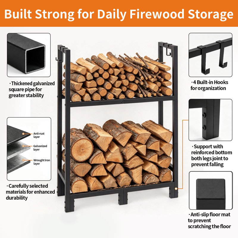 33 W x 11 D Log Rack