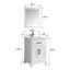 Ensemble de meuble-lavabo simple 30 po avec miroir Phoenix-265073932