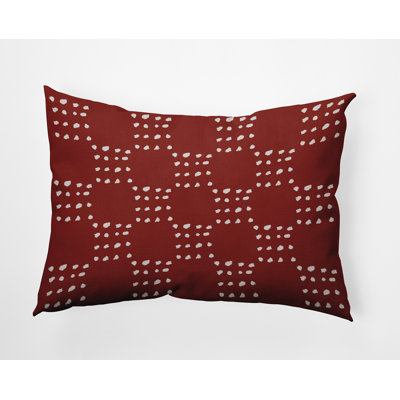 Coussin décoratif à pois
