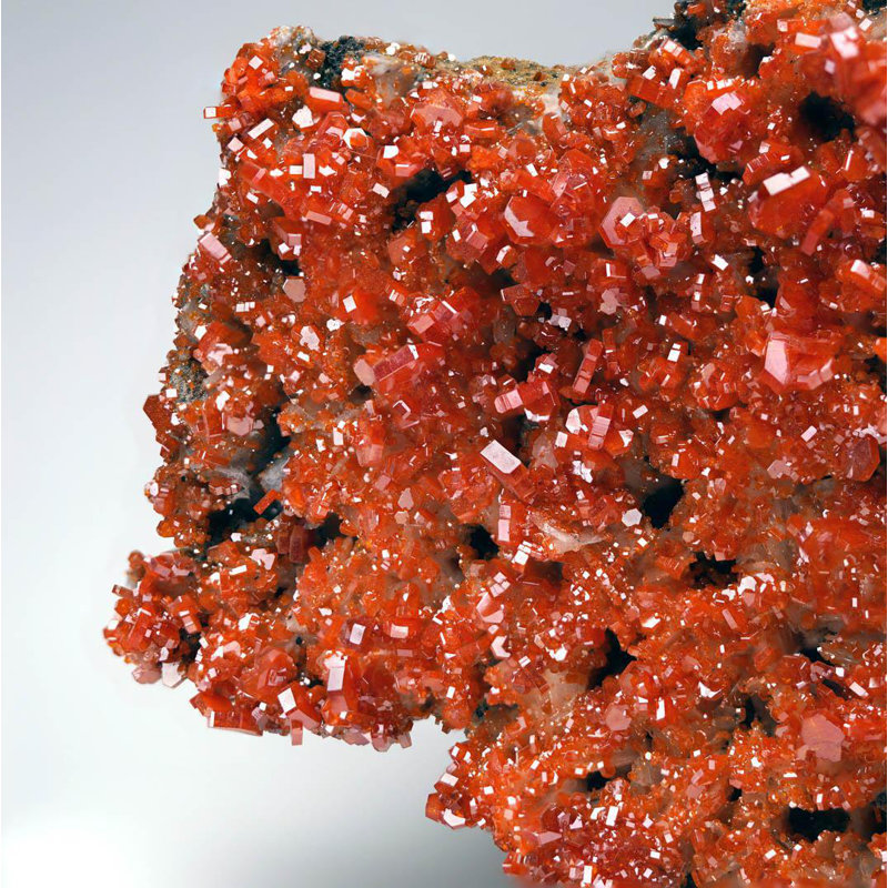 Vanadinite sur barite du Maroc - 4,1 lb