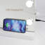 Miroir rectangulaire en métal à DEL Bluetooth
