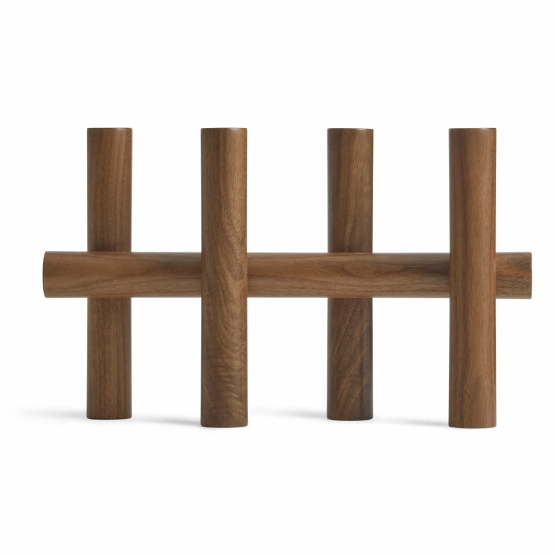 Tally Candelabra, Walnut