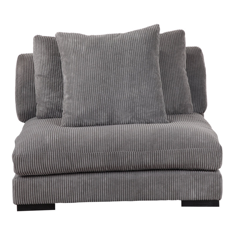 Saegan Slipper Chair, Gray