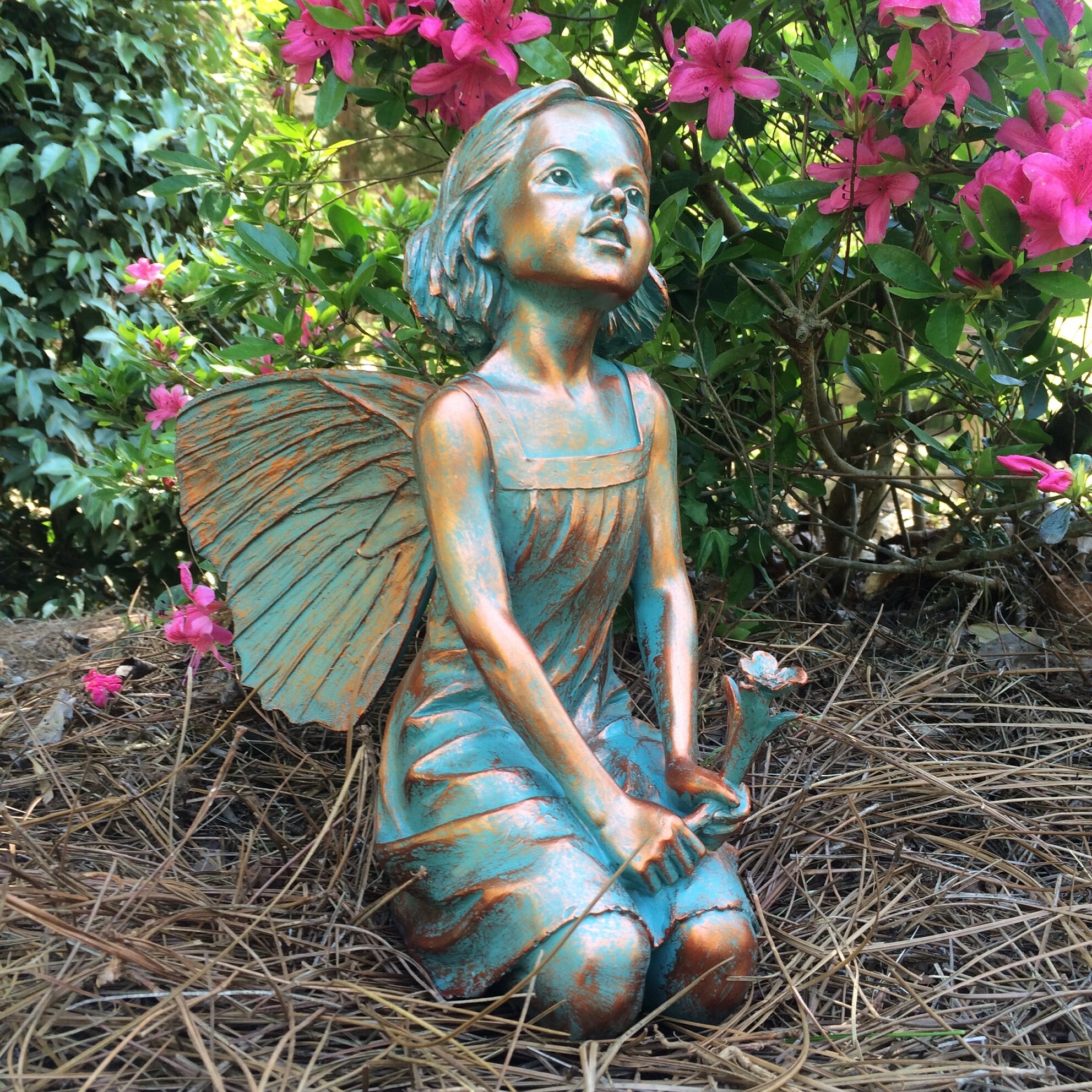 HomeStyles Suffolk Fairy Rebecca Garden Statue & Reviews | Wayfair