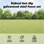 vidaXL Fence with Post Segment Outdoor Barrier Garden Terrace Divider Boundary