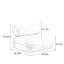 Chaise de loisir simple à motif crème avec nœud.-118005184