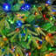 Sapin de Noël Everwood de 2,3 m entièrement floqué avec lumières DEL et support en métal