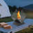 Tabletop Fire Pit With Decorative Stones Indoor/Outdoor Portable Fireplace For Dining Tables, Coffee Tables & Patios