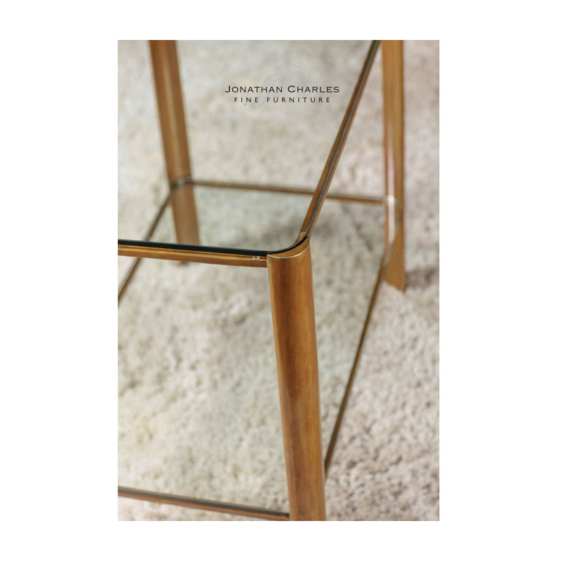Cosmo Glass End Table