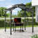 Steel Barbecue Gazebo Ecrins - 153cm X 242cm, Anthracite