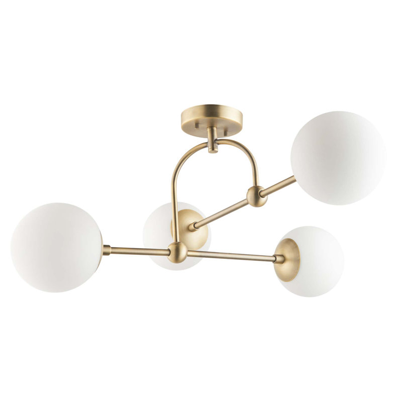Cadel Glass Semi Flush Mount