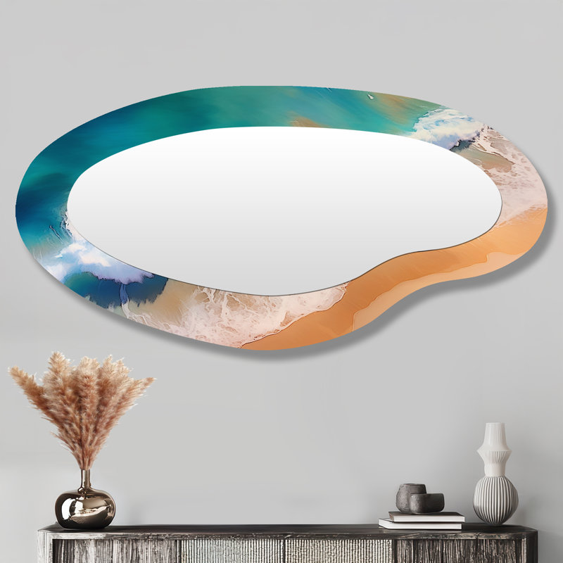 Miroir mural nautique irrégulier