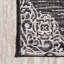 Tapis intérieur / extérieur noir / ivoire Hysell Ornate Medallions-1826342394