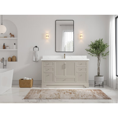 Alys 60'' Single Bathroom Vanity with Top