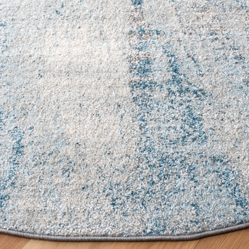 Escalera Performance Rug, Round 5'