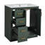 30" Bathroom Vanity with Ceramic Sink Combo, Solid Wood Frame, 3 Drawers & Soft Closing Doors-111427852