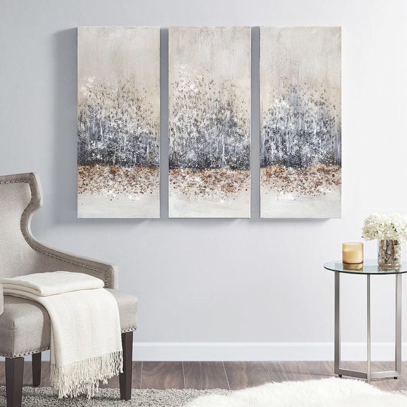 Hand Embellished 3-Piece Wall Art Set