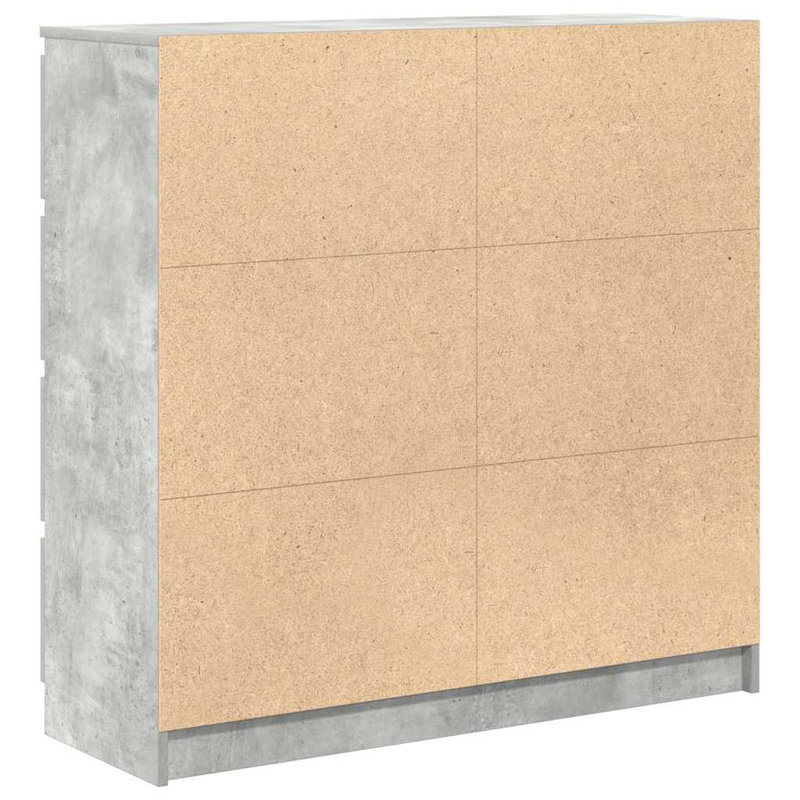 Sideboard 100X35x99 Cm Engineered Wood, Concrete Grey