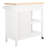 33.46 " W Kitchen Cart with Pine Solid Wood Top-1467777422