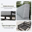 Ensemble de 2 chaises modulaires d'extérieur Layinsun-117530044-117530047
