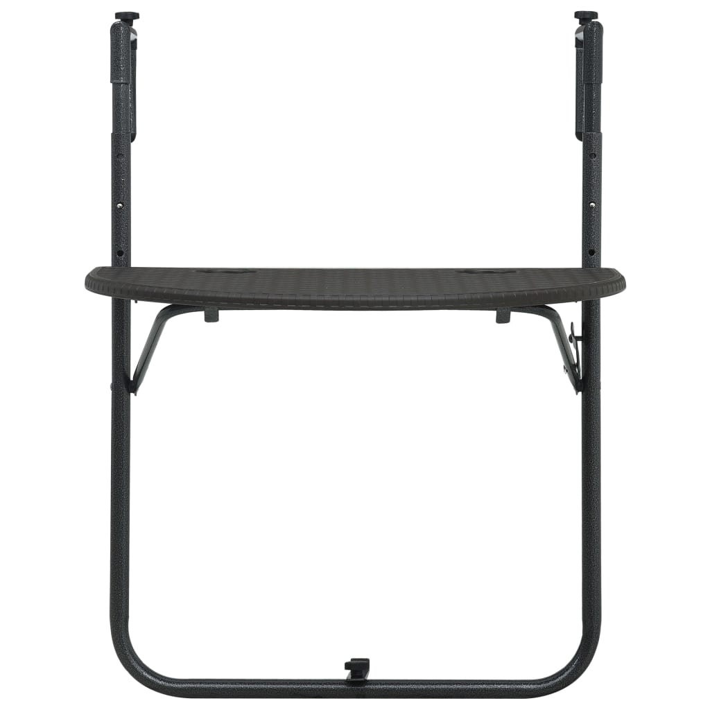 Reis Metal Folding Outdoor Balcony Table , 60cm cm W 64cm cm D