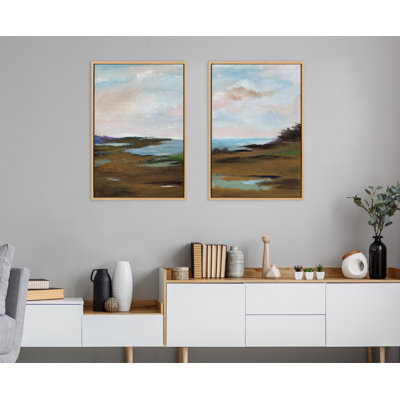 «Vikshi Beach Nature Landscape», art mural