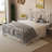 Eylin Metal Platform Bed with Butterfly Design Headboard and Footboard, Underbed Storage-101091530-101091532