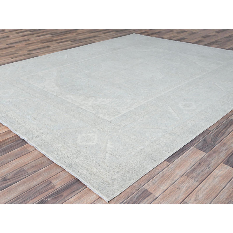 Tapis unique 8 pi 1 po x 10 pi gris