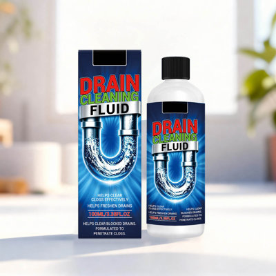 Unclog a drain This High-performance Cleaner Quickly Down Common Blockages Such As Grease Hair And Food Scraps And Eliminates Odors In Drains 100ml