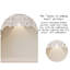 White Manufactured Wood Freestanding Fireplace