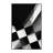 Soft Plush Eakes Modern & Contemporary Checkered Area Rug in Gray – Black Binding-146378225