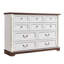 Commode à tiroirs rustique en bois