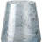9" Blue Round Seeded Glass Table Vase