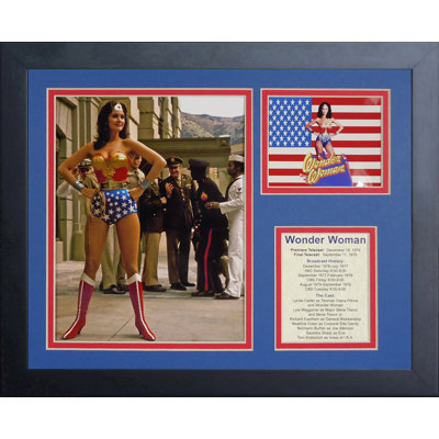 Souvenirs encadrée « wonder féminin soldats »