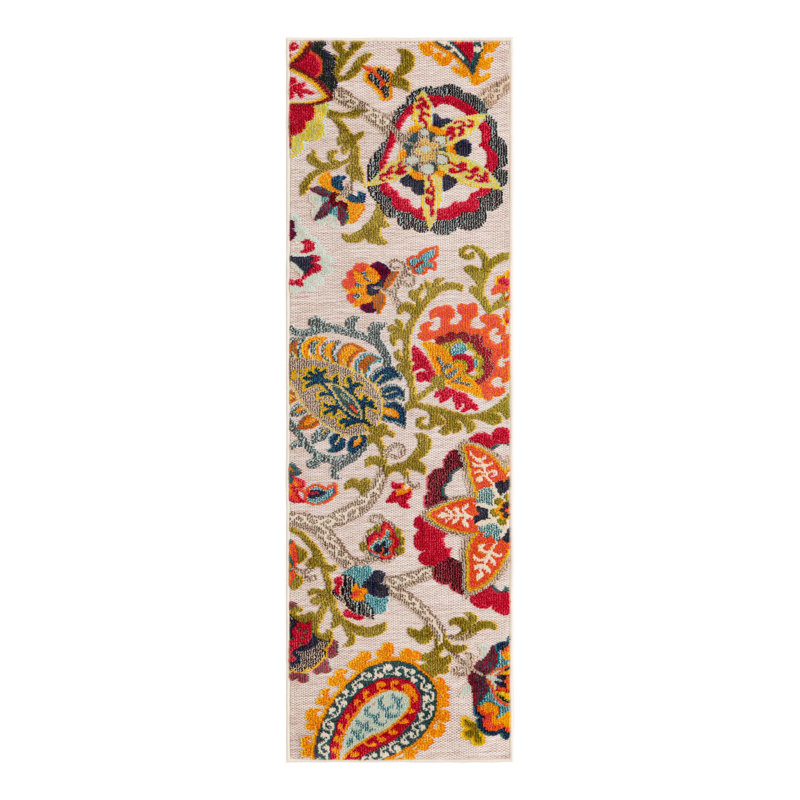 Tapis Bungalow Rose Nahla Caimin, Tapis de couloir 2 pi x 6 pi 1 po