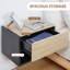 46cm W Manufactured Wood Bedside Table
