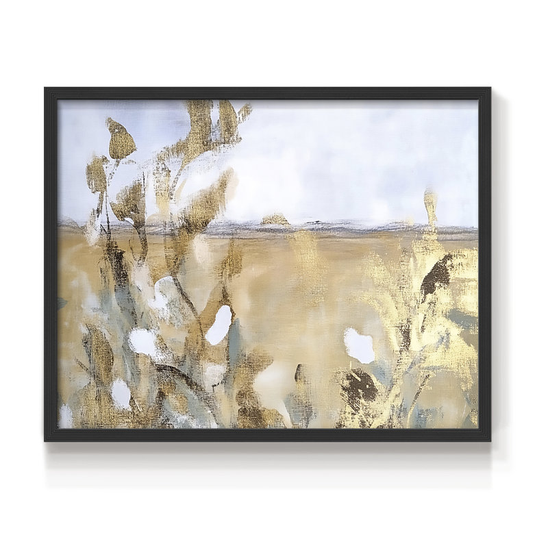 Landscape Series-X -Framed Print - Restickable, Black, 16" H x 20" W