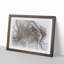 Curious Cat in Abstract - Picture Frame Graphic Art Print-55679649-55679652