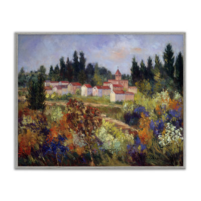 Art de la giclée encadrée dans un jardin de campagne toscane par Alexi Fine