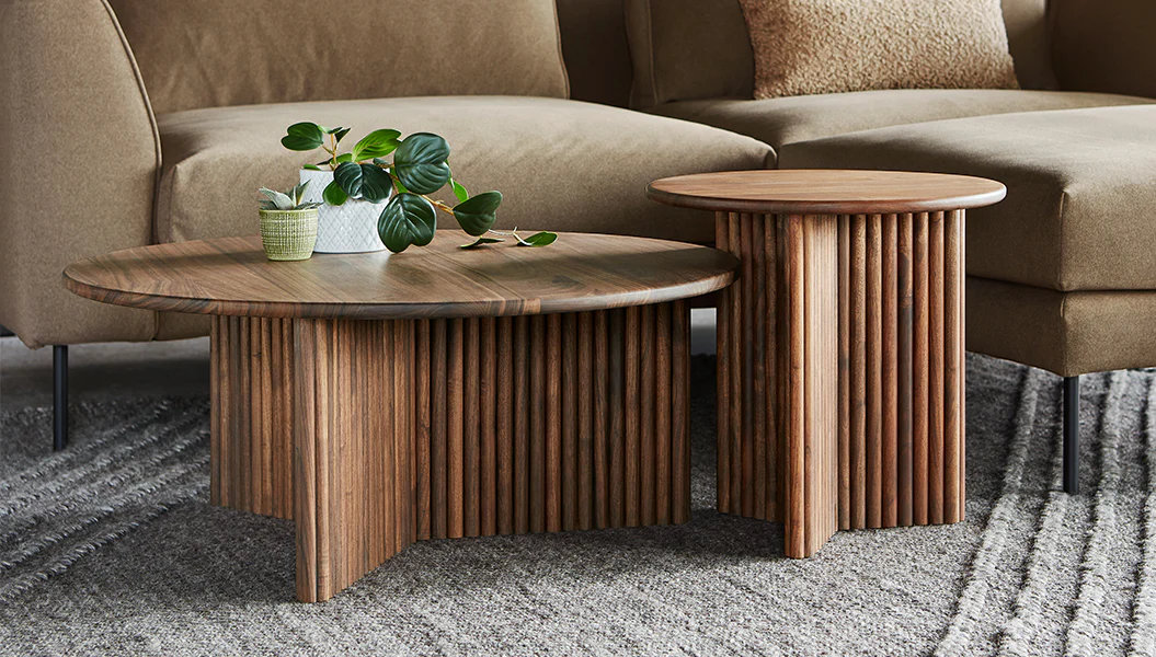 Odeon End Table, Classic Walnut