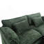 Canapé double surdimensionné luxueux avec tissu chenille et accoudoirs amovibles-292488450