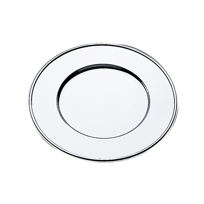 Michelangelo 18/10 Stainless Steel Charger, 13.75" W x 13.75" L