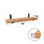 Floating Shelves, USA Grown Solid Hardwood-1741132696-1741202459