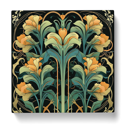 Floral Art Deco No.5 - Print