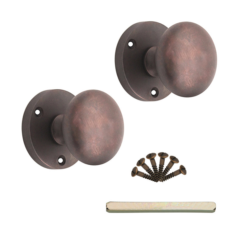 Victorian Door Knob Aged Bronze