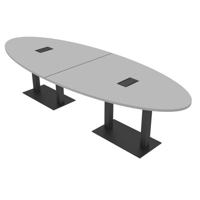 Oval Conference Table with Power and Data
