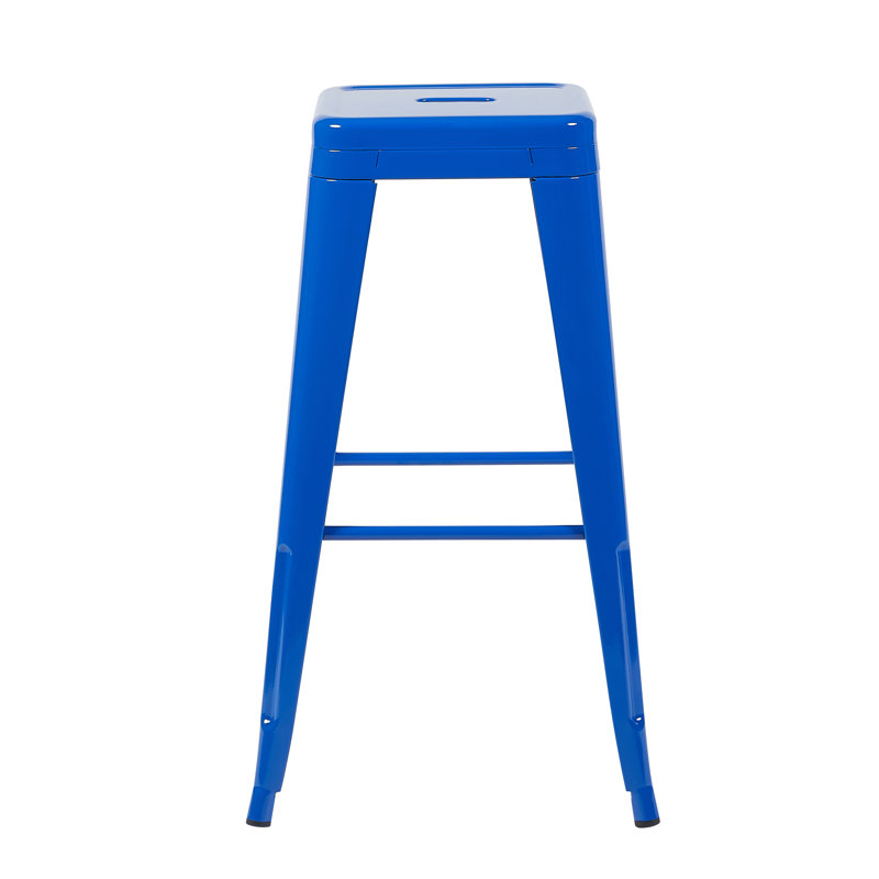 Tabouret à hauteur de comptoir 30 pouces, Bleu, Tabouret de bar (siège d’une hauteur de 30 po)