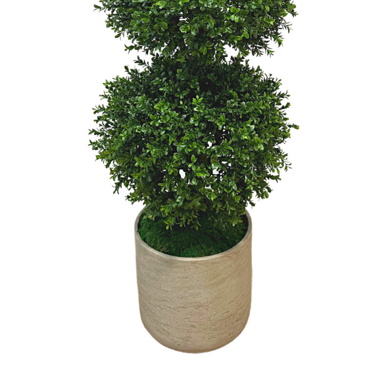4' Faux Boxwood Topiary, 60" H x 22" W x 22" D